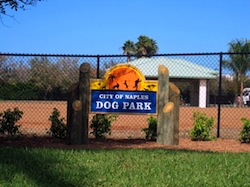 Naples dog Park in Florida